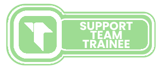 Support Team Trainee Badge